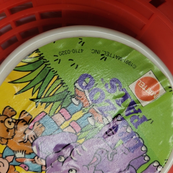 Vintage See N Say Toy Li'l Zoo Pals Mattel 1991 Talking Educational Toy - Picture 2 of 3